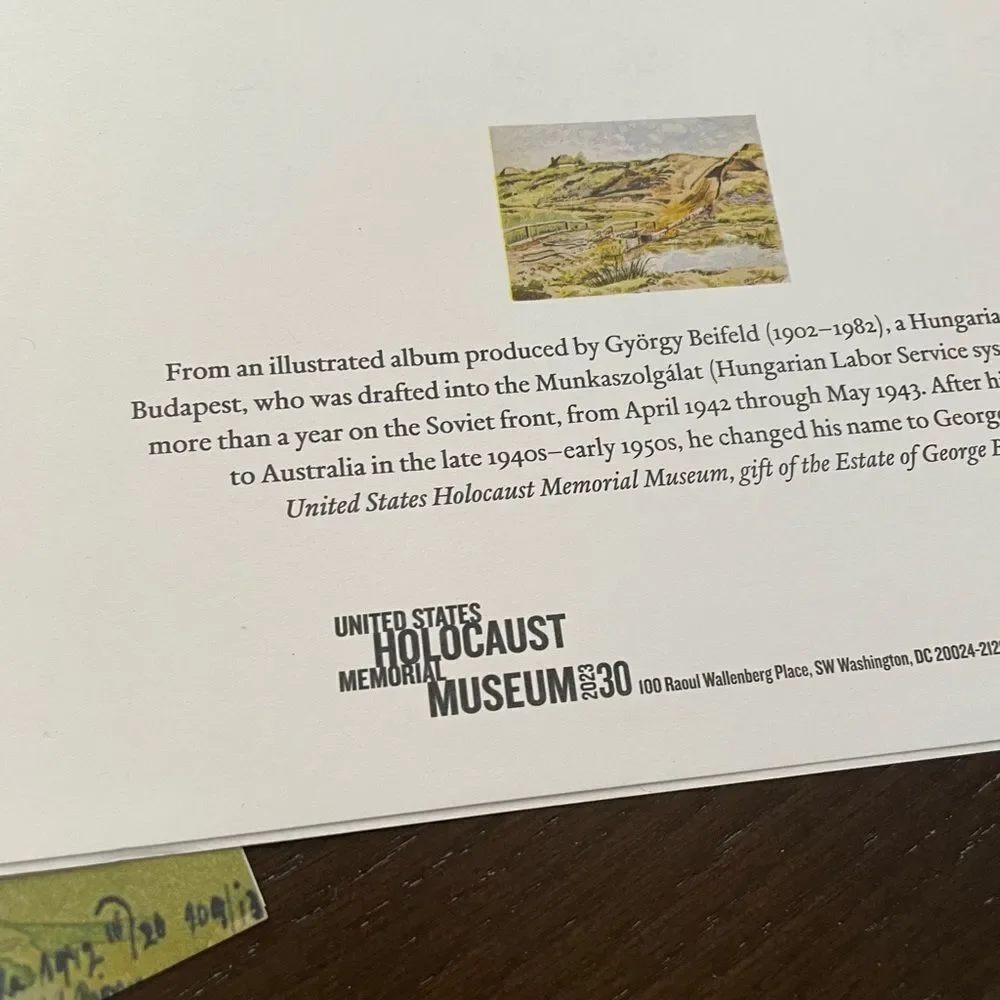United States Holocaust Museum Card Lot 26 Blank Cards Envelops